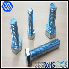 Blue Zinc Plated Full Thread Carbon Steel Metric Hexagon Bolt